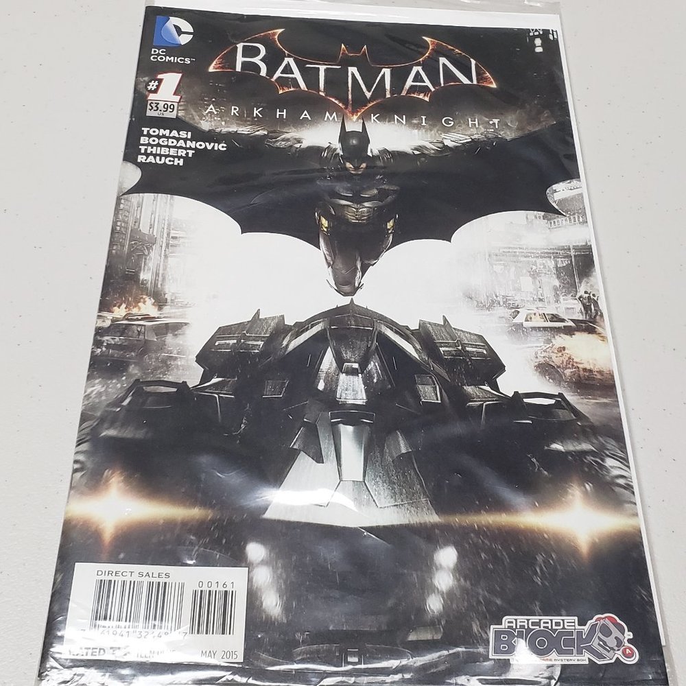 Batman Arkham Knight #1 Arcade Block Variant Comic 2015 Sealed